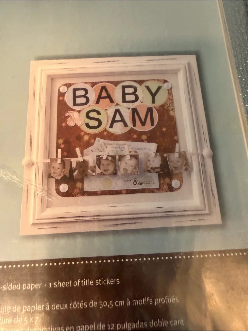 Creative Memories Baby Boy Display Accent Discover (2009)